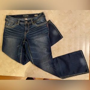 Silver Suki Surplus jeans. Size 14x 32